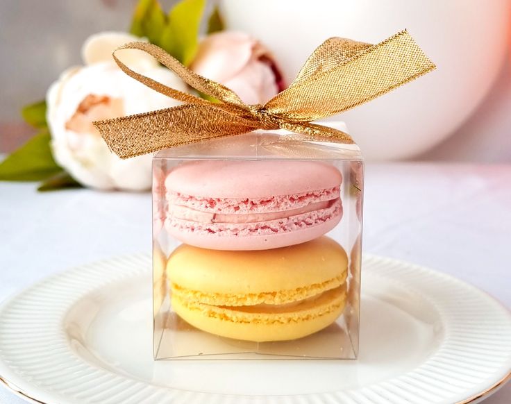 Caja de macarons artesanales